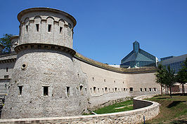 Luxembourg Castle — The reconstructed Fort Thngen, formerly a key part of Luxembourg City's fortifications, now on the site of the Mudam, Luxembourg's museum of modern art.
