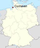Cuxhaven is located in Germany