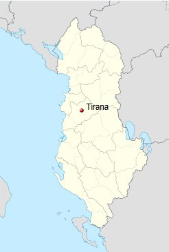 International Shipping to Tirana Albania