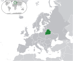 Location of Belarus