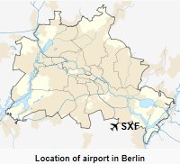 SXF is located in Berlin