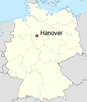 Hanover is located in Germany